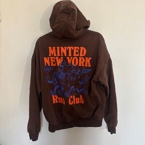 Brown Graphic Hoodie